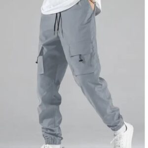 4 Pockets Cargo Joggers Pant For Mens